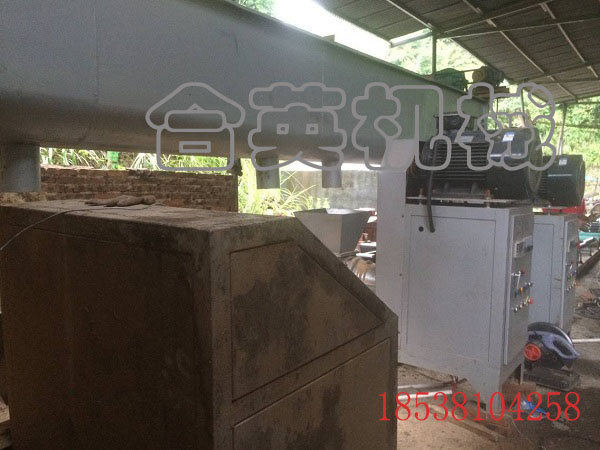 合英木炭機設備遠銷黔南 試機成功