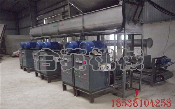 稻殼木炭機設備制棒過程中為什么會出現電火花